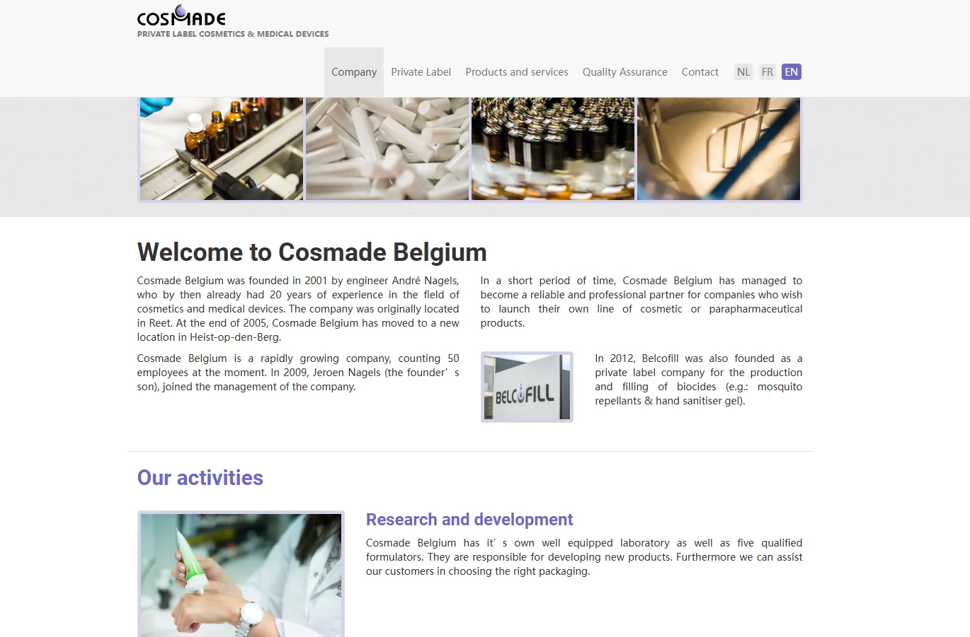 Top 9 Cosmetics Manufacturers in Belgium